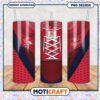Ole Miss Rebels Tumbler Design Red and Navy PNG File