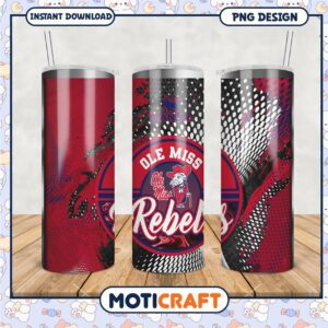 Ole Miss Rebels Tumbler Design for Fans and Collectors