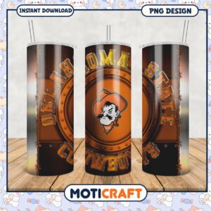 Oklahoma State Cowboys Tumbler PNG for Fans and Collectors