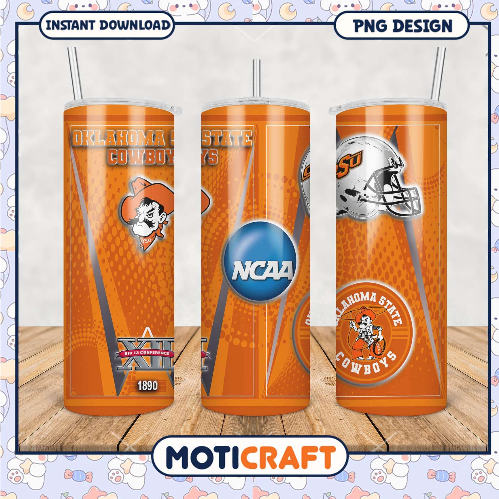 Oklahoma State Cowboys Tumbler Design for Fans and Gamers Oklahoma State Cowboys Tumbler Design for Fans and Gamers