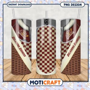 Oklahoma Sooners Tumbler PNG Unique Design for Fans