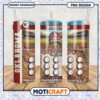 Oklahoma Sooners Baseball Tumbler Design PNG Artwork