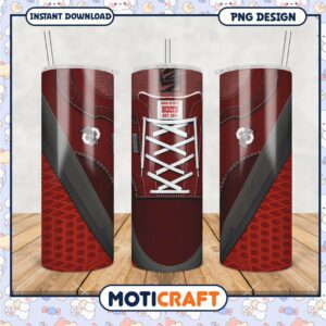 Ohio State Buckeyes Vans Shoe Design Tumbler PNG File