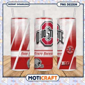 Ohio State Buckeyes Tumbler PNG Design for Fans and Collectors