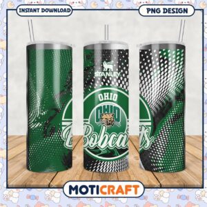 Ohio Bobcats Tumbler PNG Design for Proud Fans and Gifts