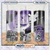 Northwestern Wildcats Tumbler Design Ride or Die PNG File