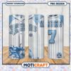 North Carolina Tar Heels Tumbler PNG Graphic Design File