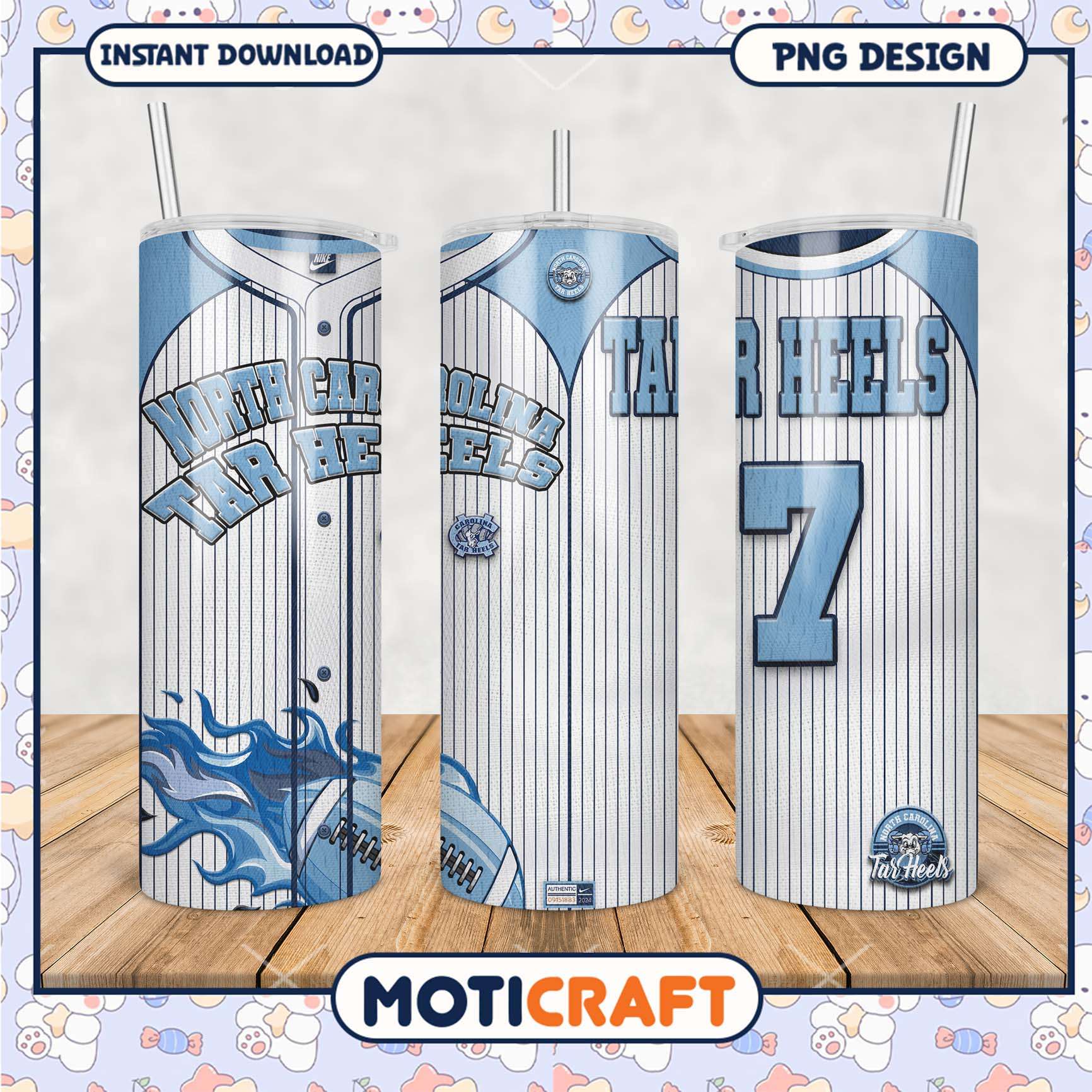 North Carolina Tar Heels Tumbler PNG Graphic Design File North Carolina Tar Heels Tumbler PNG Graphic Design File