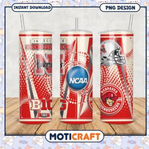 Nebraska Cornhuskers Tumbler PNG Design for Fans 2023
