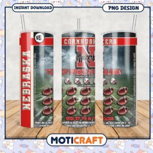 Nebraska Cornhuskers Tumbler Design for Game Day Fun
