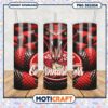 Nebraska Cornhuskers Themed Tumbler PNG Art Design