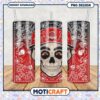 NC State Wolfpack Skull Tumbler PNG Design for Fans