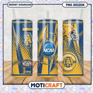NC A&T Aggies Tumbler PNG NCAA Team Spirit Graphics