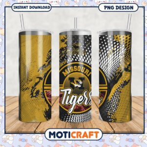 Missouri Tigers Tumbler PNG for Fans and Collectors Online