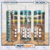 Michigan State Spartans Tumbler Design with Baseball Theme 1 Michigan State Spartans Tumbler Design with Baseball Theme