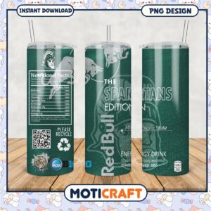 Michigan State Spartans Limited Edition Tumbler PNG Design