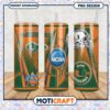 Miami Hurricanes Tumbler PNG NCAA Team Logo Design