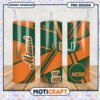 Miami Hurricanes Tumbler PNG Design for NCAA Fans 2023