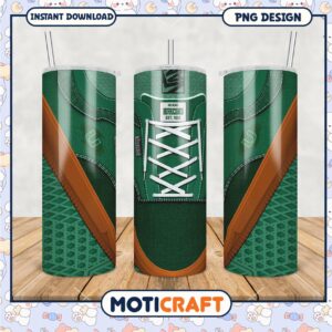 Miami Hurricanes Tumbler Design with Stylish Vans Theme