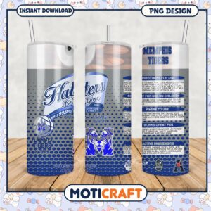 Memphis Tigers Haters Be Gone Tumbler PNG Design Fun