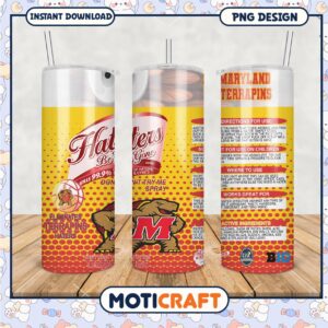 Maryland Terrapins Haters Be Gone Tumblers Fun Design PNG