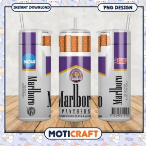 Marlboro Panthers Tumbler PNG Design for Fans and Alumni