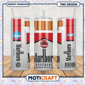 Marlboro Panthers NCAA Tumbler PNG Design for Fans