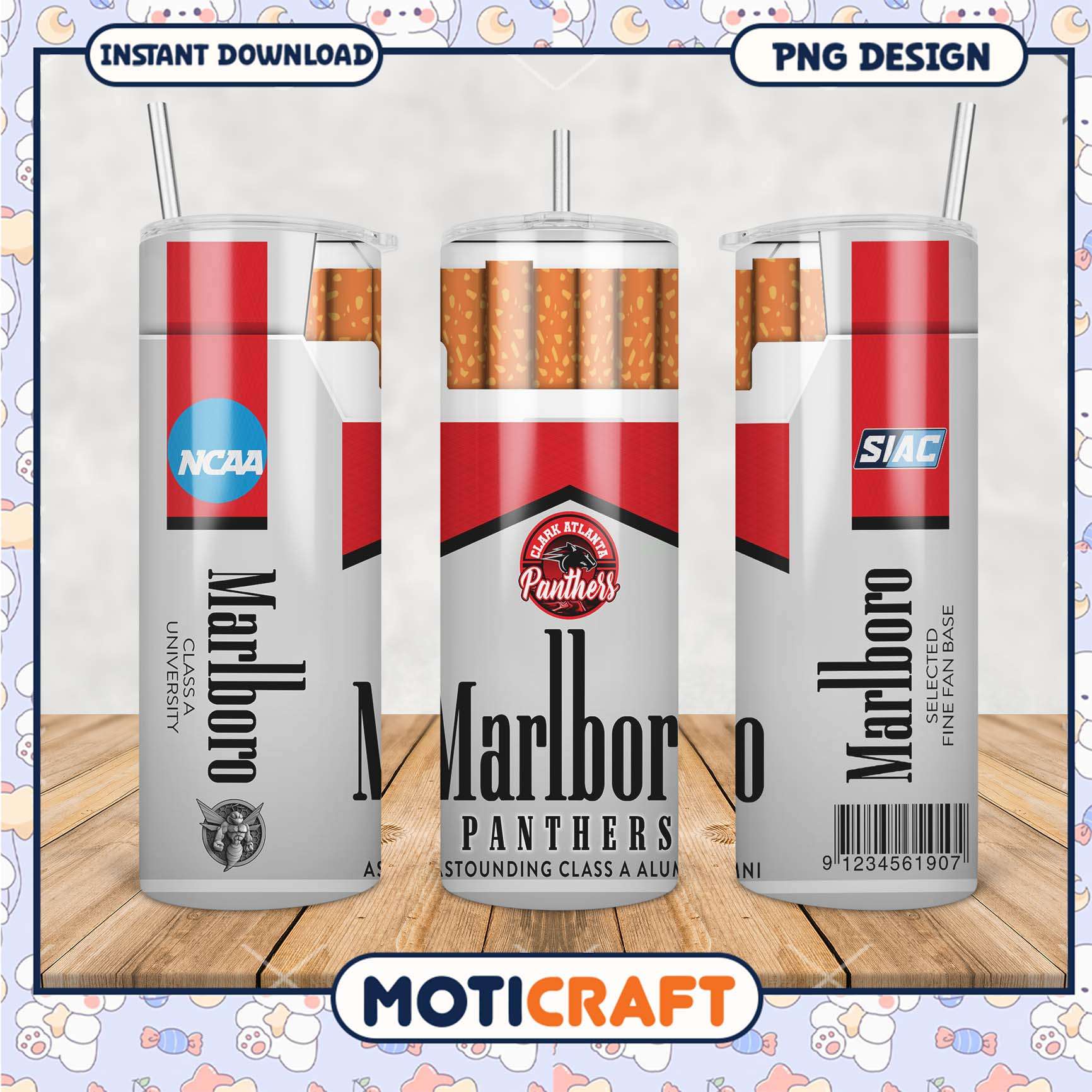 Marlboro Panthers NCAA Tumbler PNG Design for Fans Marlboro Panthers NCAA Tumbler PNG Design for Fans