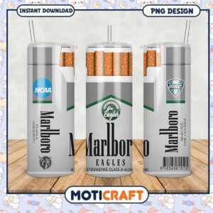 Marlboro Eagles Tumbler PNG Design for Enthusiasts 2023