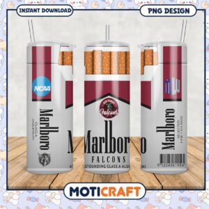 Marlboro Falcons NCAA Tumbler PNG Design for Fans