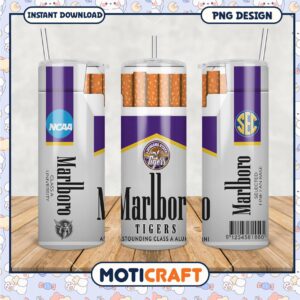 LSU Tigers Themed Tumbler PNG Design for Fans and Alumni