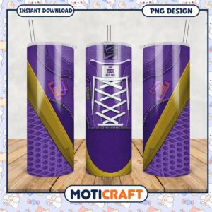 LSU Tigers Inspired Purple Tumbler PNG Design Download