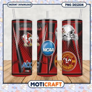 Louisville Cardinals NCAA Tumbler PNG Design for Fans