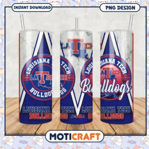 Louisiana Tech Bulldogs Tumbler PNG for Fans and Celebrations