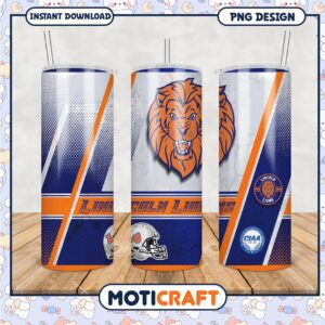 Lincoln Lions Tumbler PNG Design for Fans and Collectors