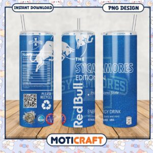 Limited Edition Sycamores Tumbler PNG for Indiana State