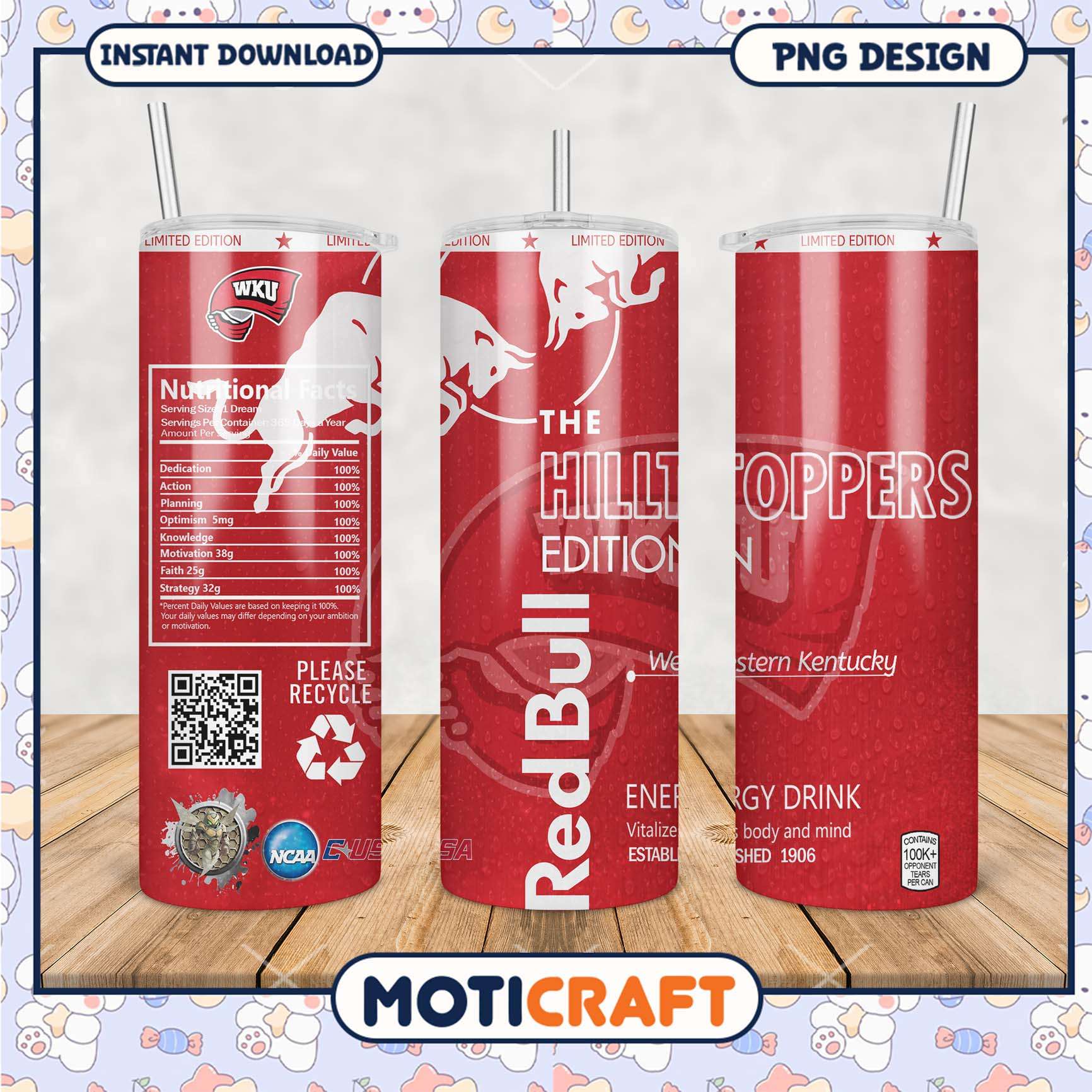Limited Edition Red Bull Hilltoppers Tumbler PNG for Fans Limited Edition Red Bull Hilltoppers Tumbler PNG for Fans