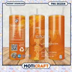 Limited Edition Oklahoma State Cowboys Energy Drink Tumbler
