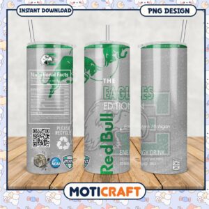 Limited Edition Eagles Tumbler PNG for Eastern Michigan Fans