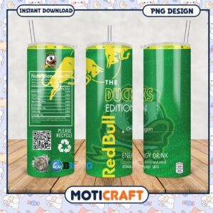 Limited Edition Ducks Tumbler PNG Oregon Energy Drink Design