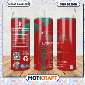 Limited Edition Cardinal Tumbler Collectible Energy Drink