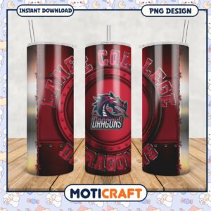 Lane College Dragons Tumbler Design High Quality PNG File