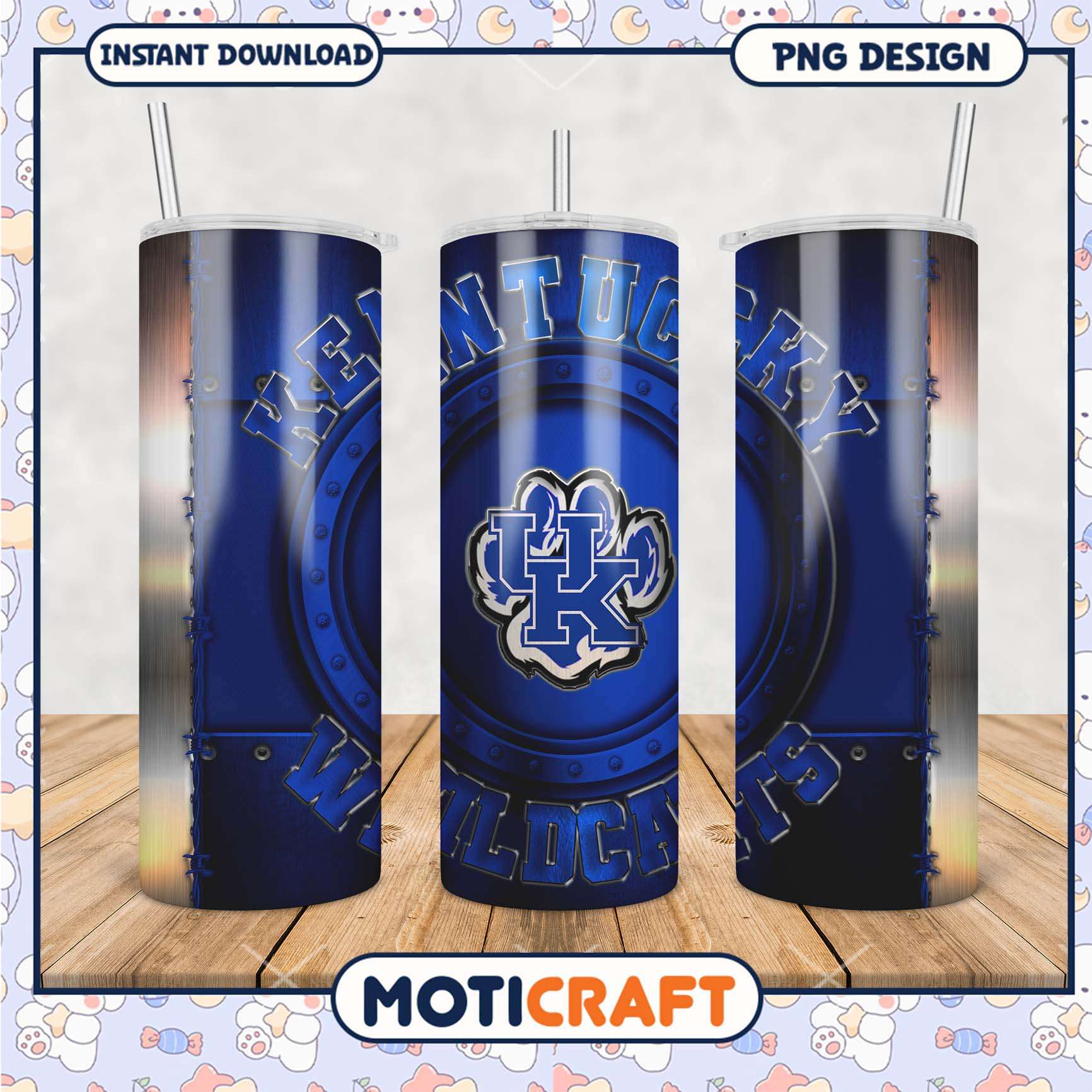 Kentucky Wildcats Tumbler PNG for Fans and Collectors Kentucky Wildcats Tumbler PNG for Fans and Collectors