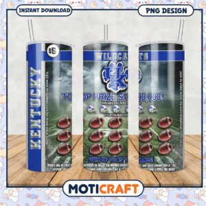 Kentucky Wildcats Tumbler Design Top Prize 100000 PNG File