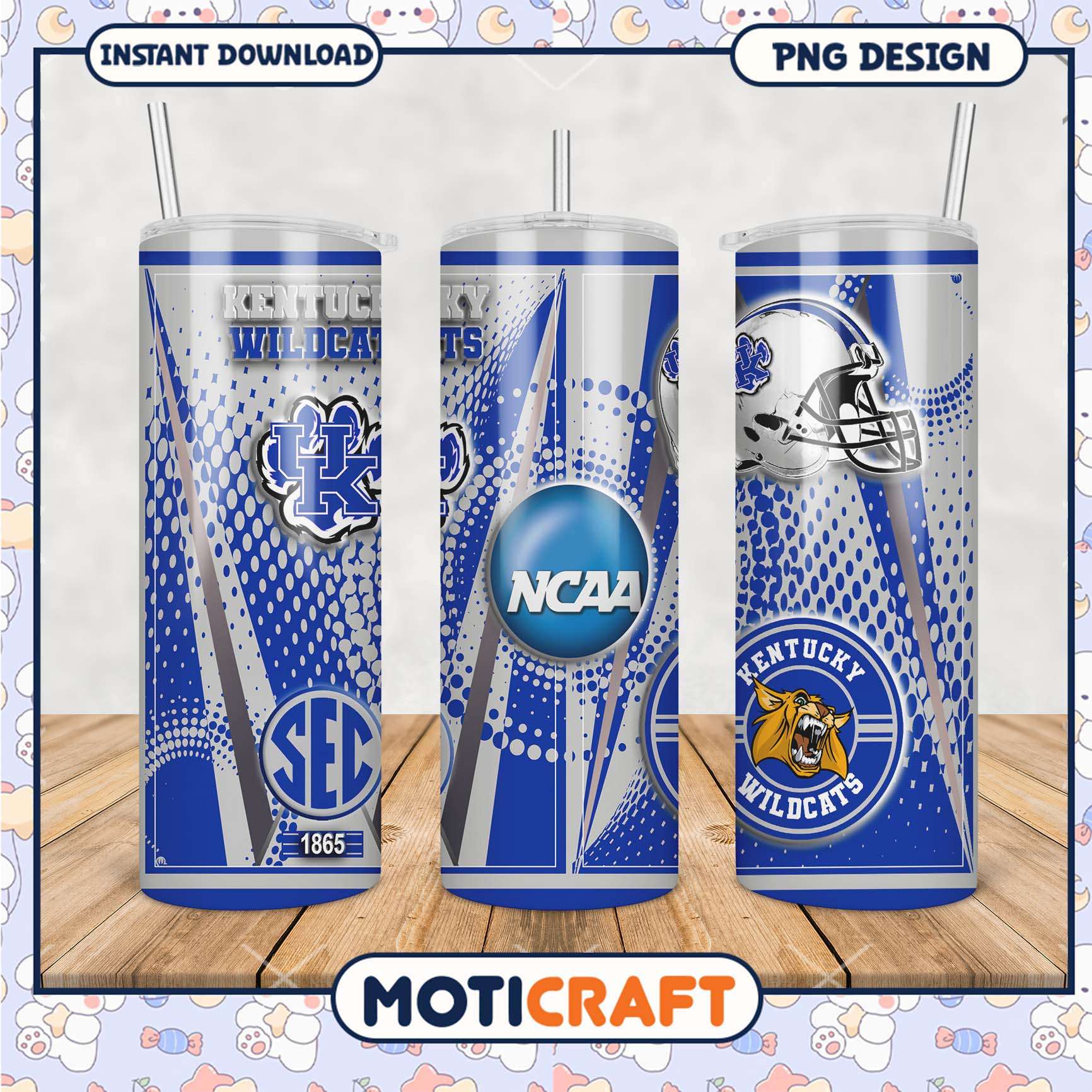 Kentucky Wildcats NCAA Tumbler PNG Design for Fans 2023 Kentucky Wildcats NCAA Tumbler PNG Design for Fans 2023