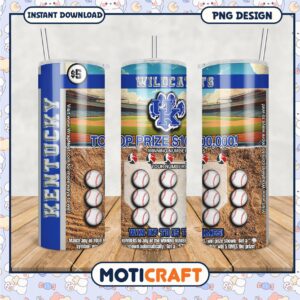 Kentucky Wildcats Lottery Tumbler Design for Winners