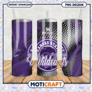 Kansas State Wildcats Tumbler PNG for Fans and Students