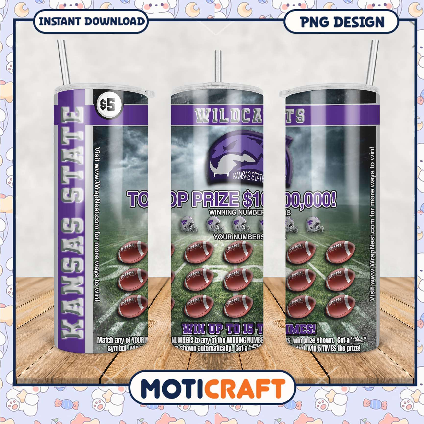 Kansas State Wildcats Tumbler Design for Lucky Fans 2023 Kansas State Wildcats Tumbler Design for Lucky Fans 2023