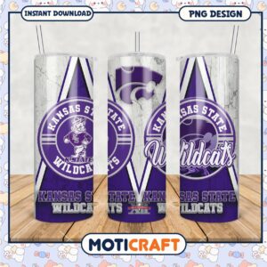 Kansas State Wildcats Tumbler Design for Fans and Gifts
