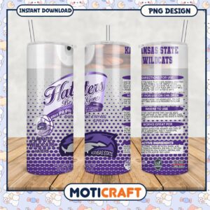 Kansas State Wildcats Haters Be Gone Tumbler PNG Design